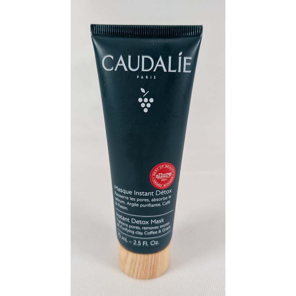 Caudalie Instant Detox Mask 75ml 2.5 fl oz Pore Tightening Clay Mask